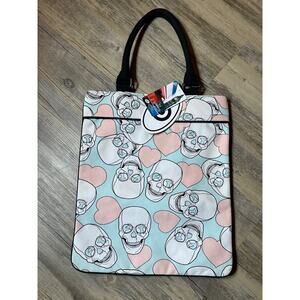 Luella for Target Tote Bag Skulls and Hearts NWT Canvas Fabric *READ*